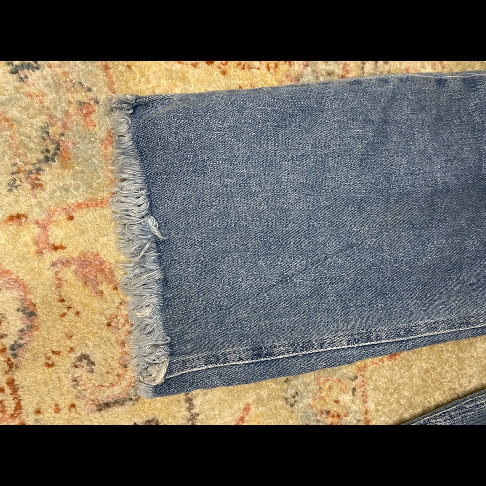 NAKD flare Jeans with frayed bottom detail